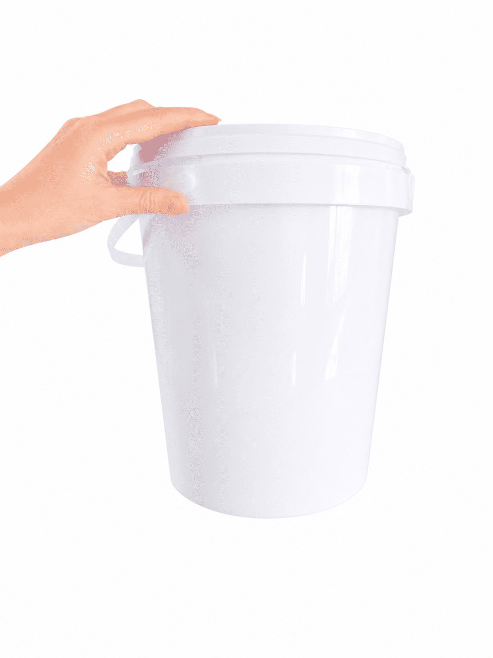 Storage Containers : 9l Bucket Fino White