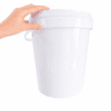 Storage Containers : 9l Bucket Fino White