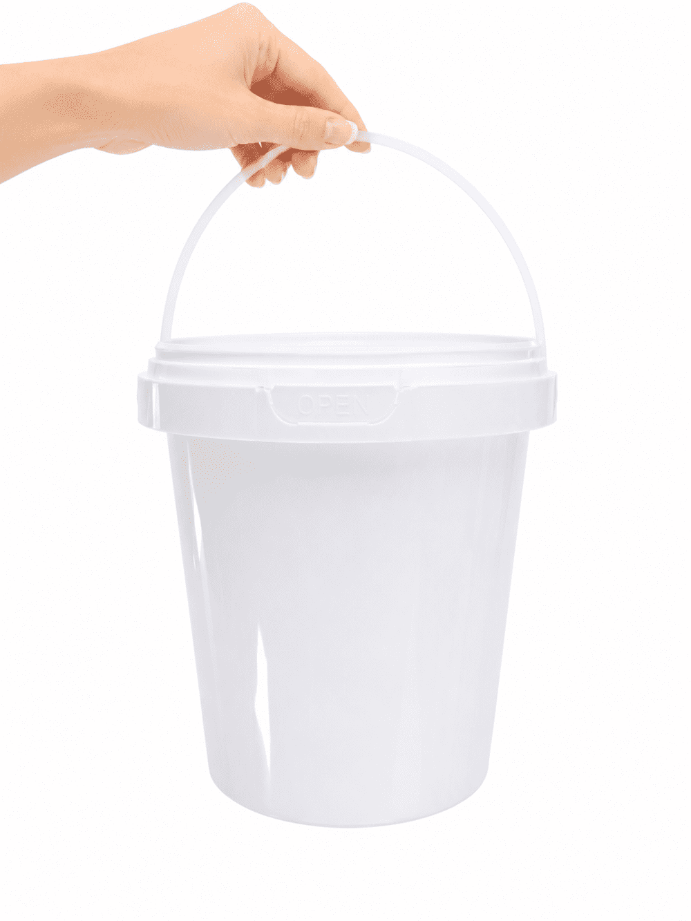 Storage Containers : 9l Bucket Fino White