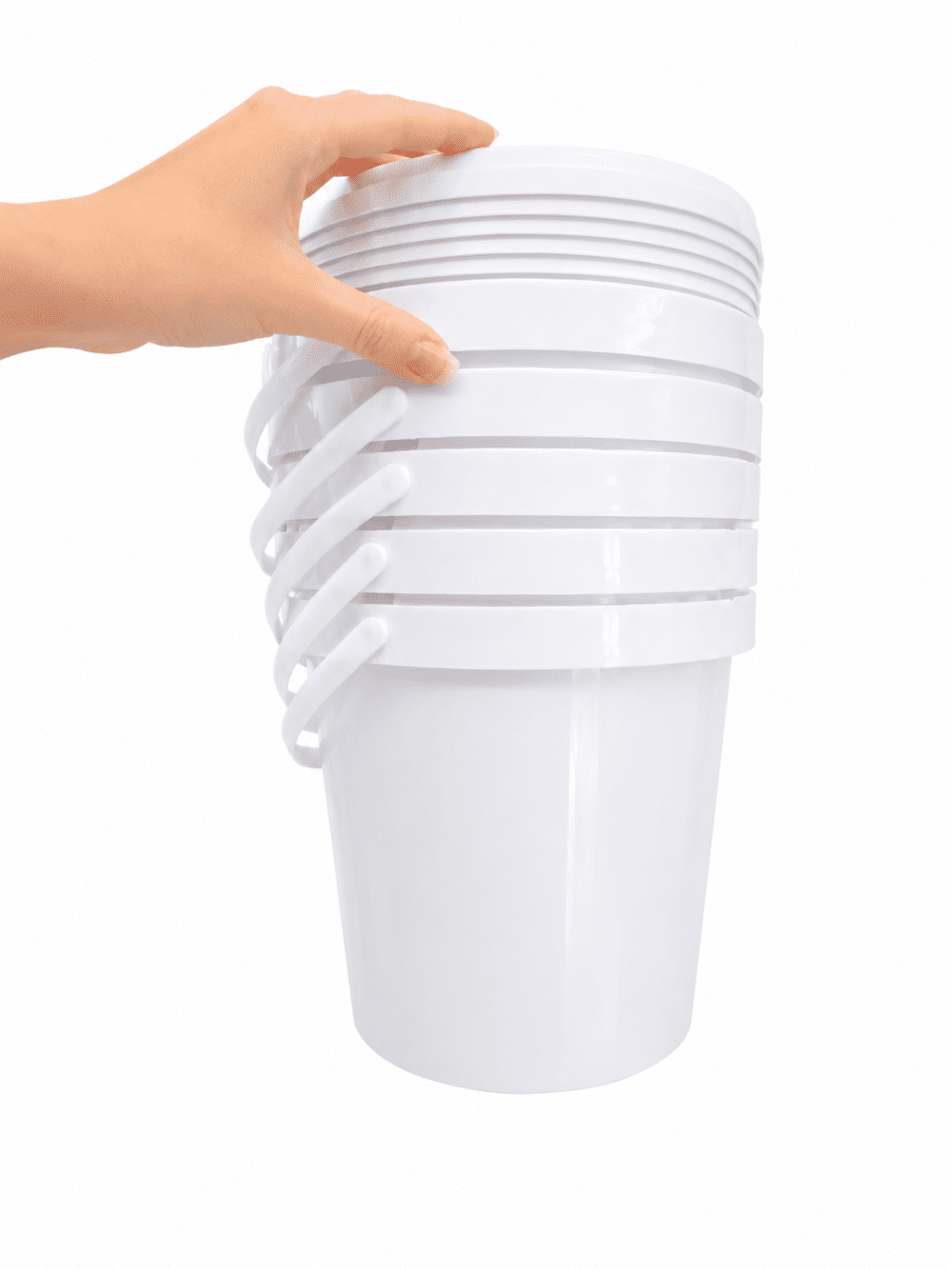 Storage Containers : 9l Bucket Fino White