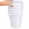 Storage Containers : 9l Bucket Fino White