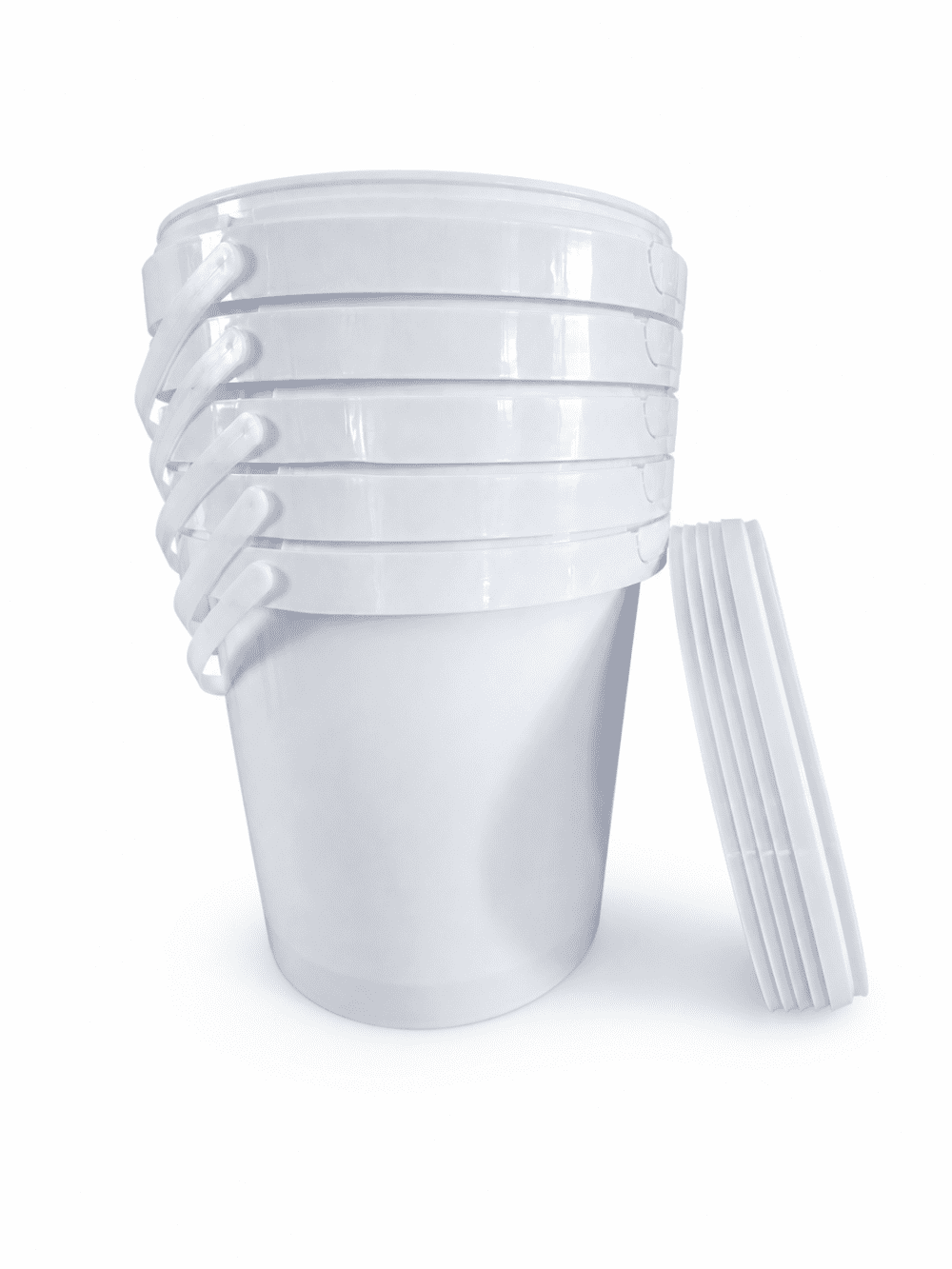 Storage Containers : 9l Bucket Fino White