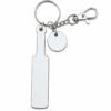 Laser Sublimation Blanks : Blank, Sublimation MDF Cricket Bat & Ball with silver split keyring & chain