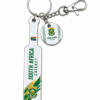 Laser Sublimation Blanks : Blank, Sublimation MDF Cricket Bat & Ball with silver split keyring & chain