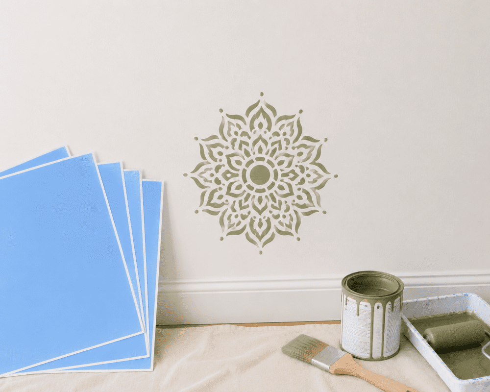 Stencil VInyl Painting Arts & Crafts : Stencil Adhesive Vinyl Sheets (Pack of 5 30 by 30cm)