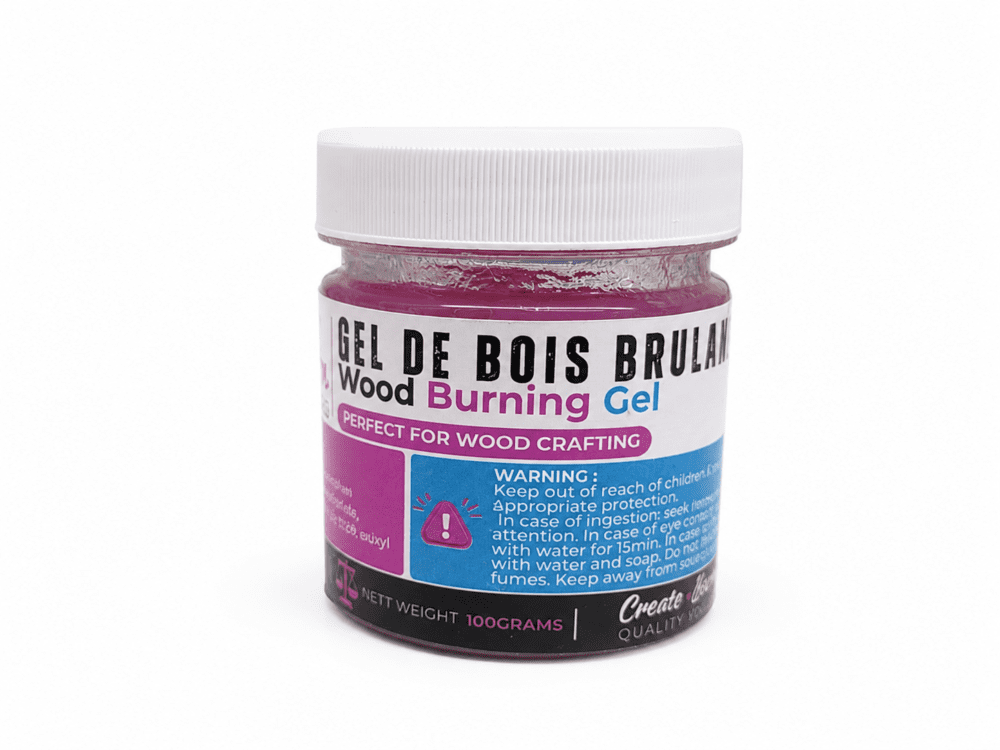Arts & Crafts : Wood Burning Gel (Gel De Bois Brulant), Create, Burn & Inspire - Perfect for Wood Crafting