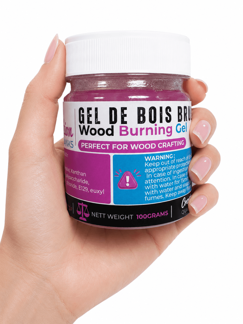 Arts & Crafts : Wood Burning Gel (Gel De Bois Brulant), Create, Burn & Inspire - Perfect for Wood Crafting