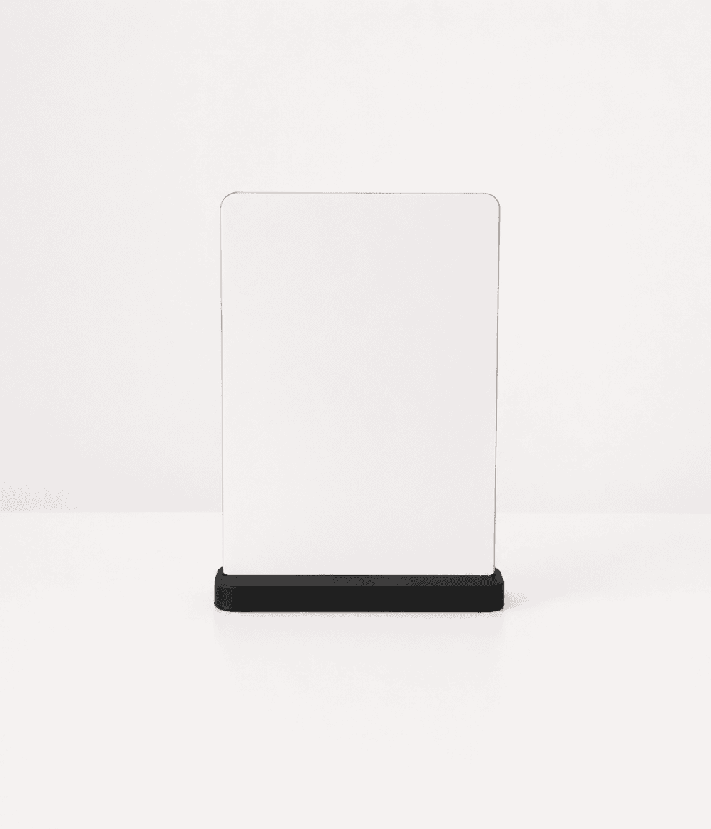 Rectangle_9.5cm_by_9.2cm Laser Sublimation Blanks : DIY 3mm Super Glossy Sublimation MDF Rectangle (9.5cm wide by 13.2cm high) Style Award/Trophy