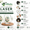 Waterslide_Instructions_Laser Sublimation Blanks : Waterslide Transfer Paper Decal for LASER (White & Clear, Pack of 5)