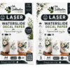 Waterslide_Laser Sublimation Blanks : Waterslide Transfer Paper Decal for LASER (White & Clear, Pack of 5)