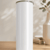 Sublimation Blanks : 20oz White Curved Edge Bottom Tumbler (TTX)