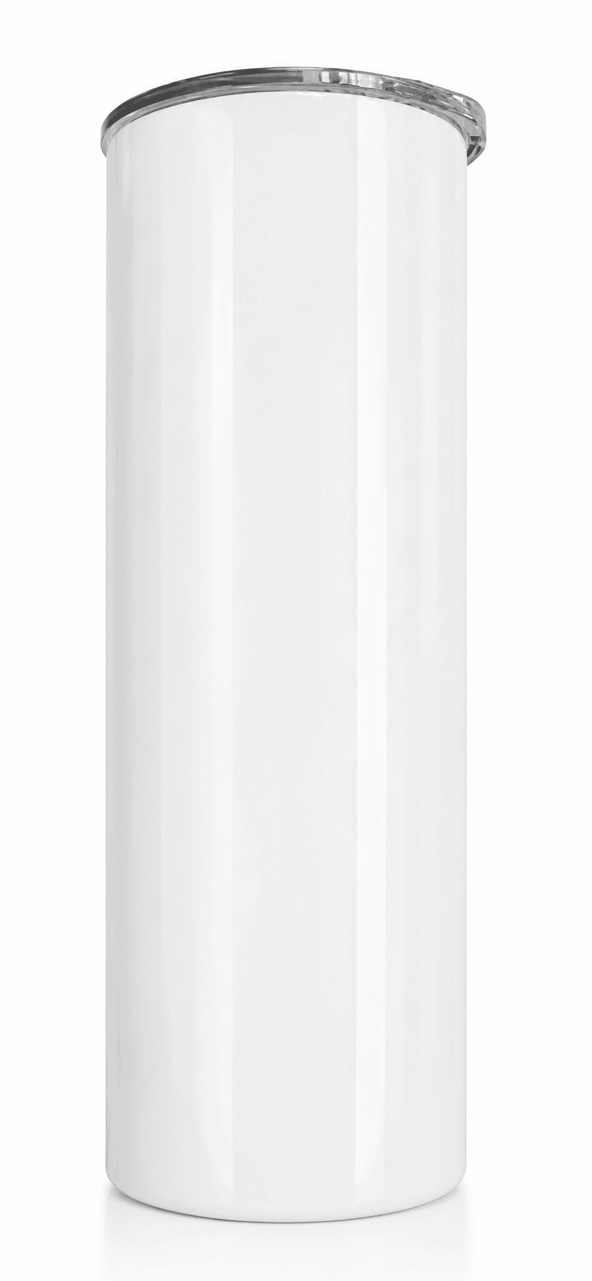 Sublimation Blanks : 20oz White Curved Edge Bottom Tumbler (TTX)