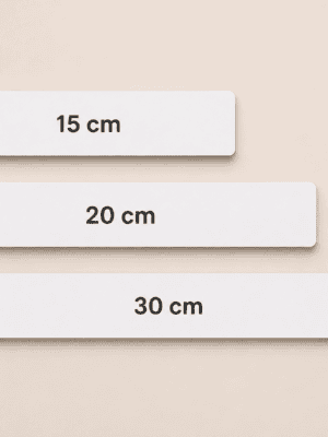 Rulers_MDF_All Sublimation Blanks : 3mm Sublimation MDF Rulers (15cm, 20cm, 30cm)